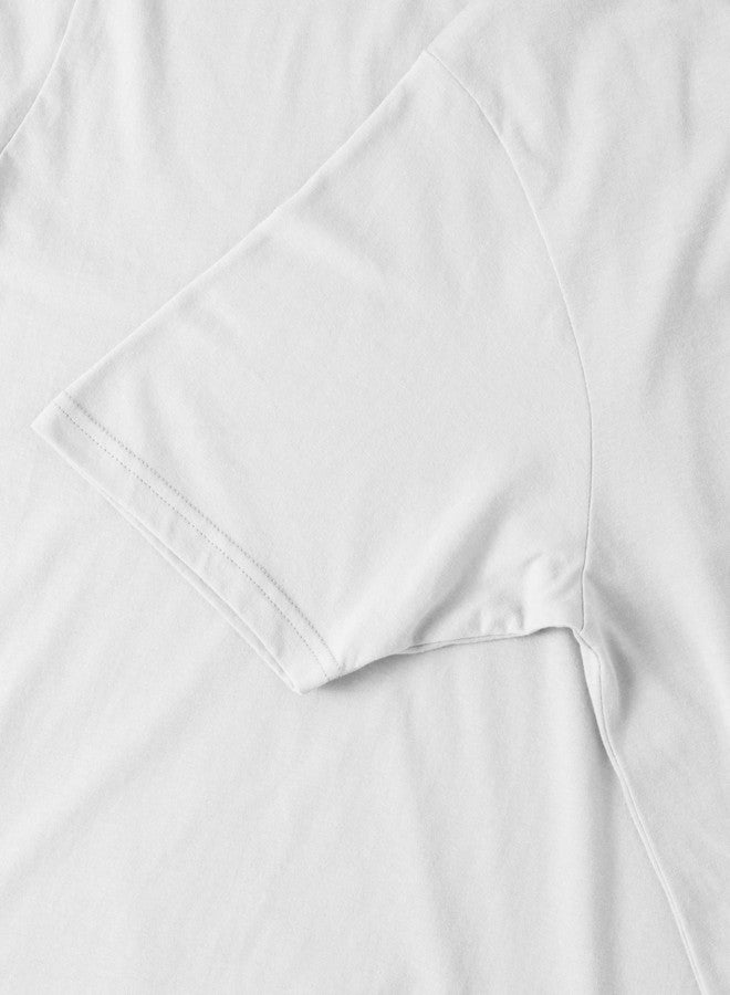 Hat and Beyond Mens Hipster Curve Hem Droptail Tee Premium Longline T Shirts (X-Large, 1hc01_White) - Image 5